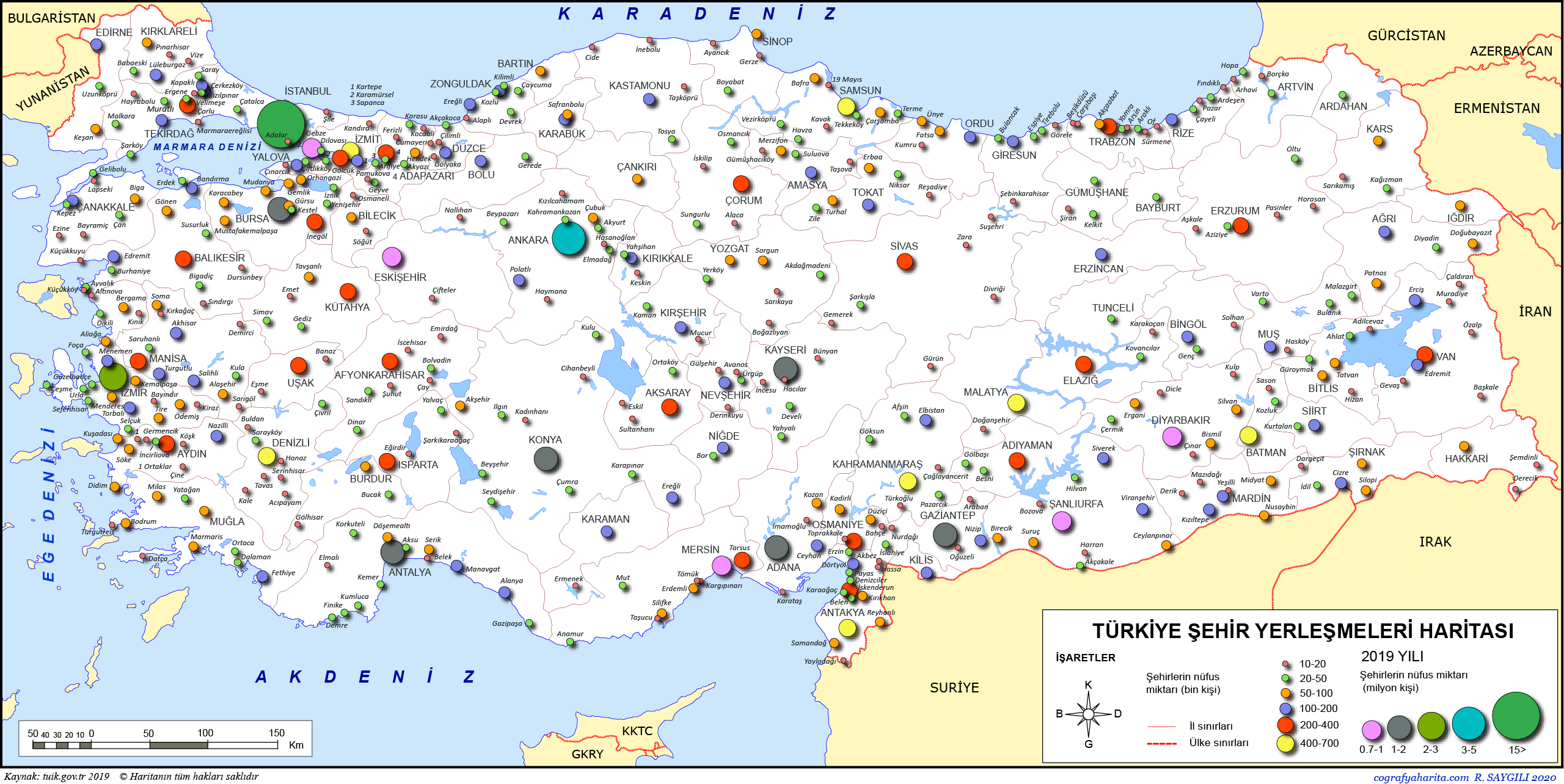 turkiye yerlesme haritalari
