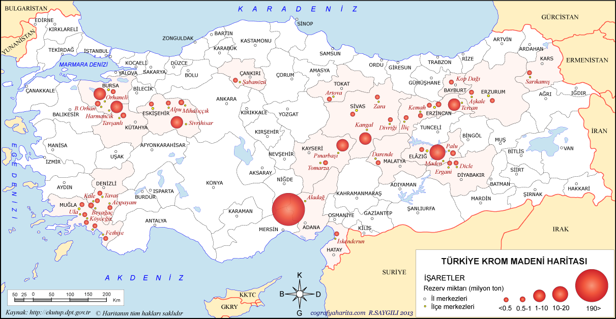 Turkiye Maden Haritalari