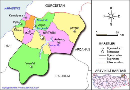 artvin haritasÄ± ile ilgili gÃ¶rsel sonucu