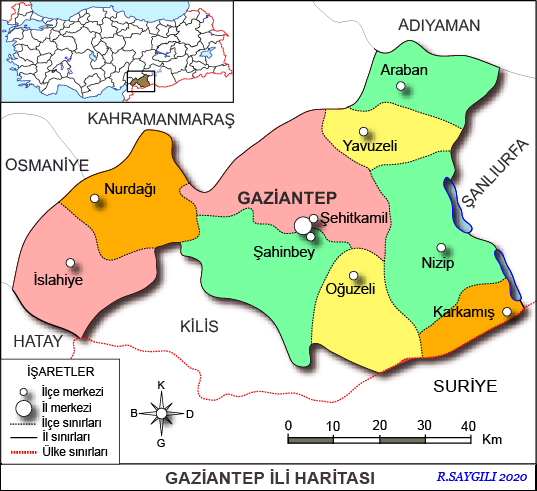 Image result for gaziantep haritası