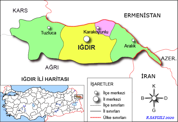 ığdır haritası ile ilgili görsel sonucu