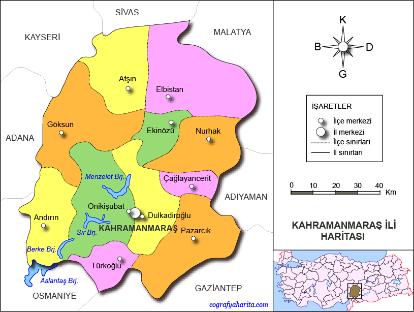 kahramanmaraÅŸ haritasÄ± ile ilgili gÃ¶rsel sonucu