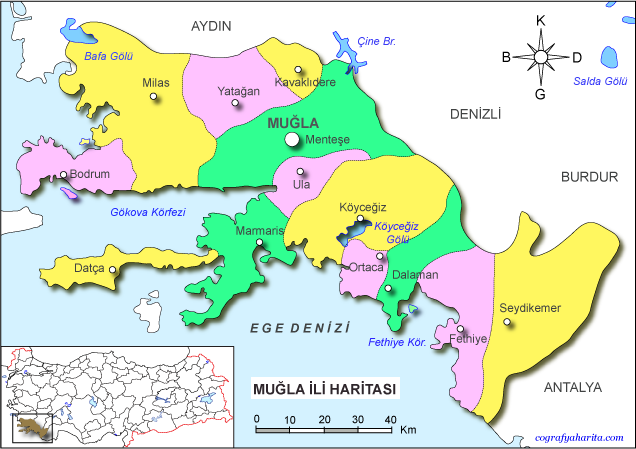 muÄŸla haritasÄ± ile ilgili gÃ¶rsel sonucu