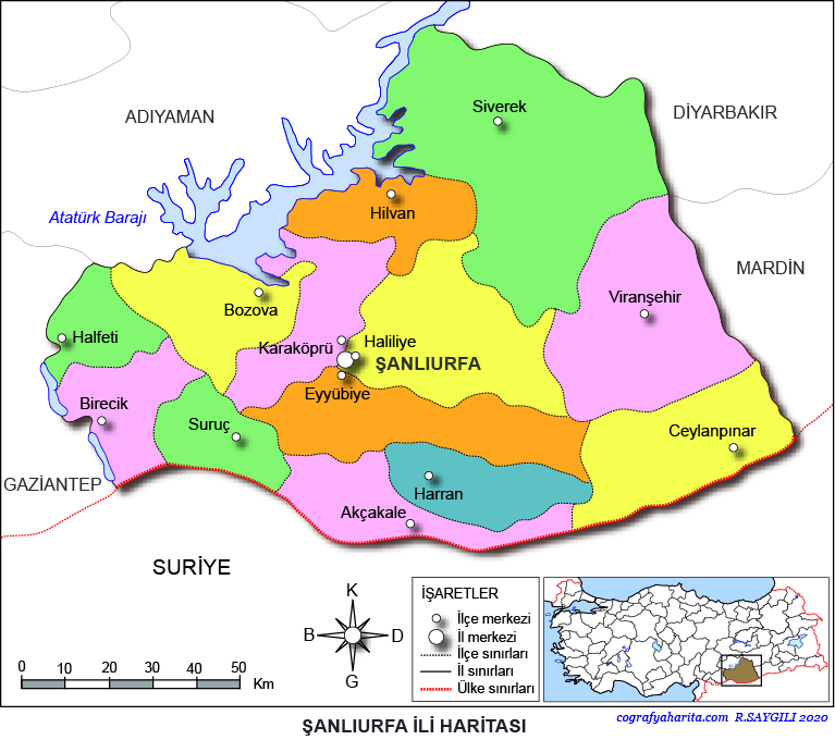 şanlıurfa haritası ile ilgili görsel sonucu