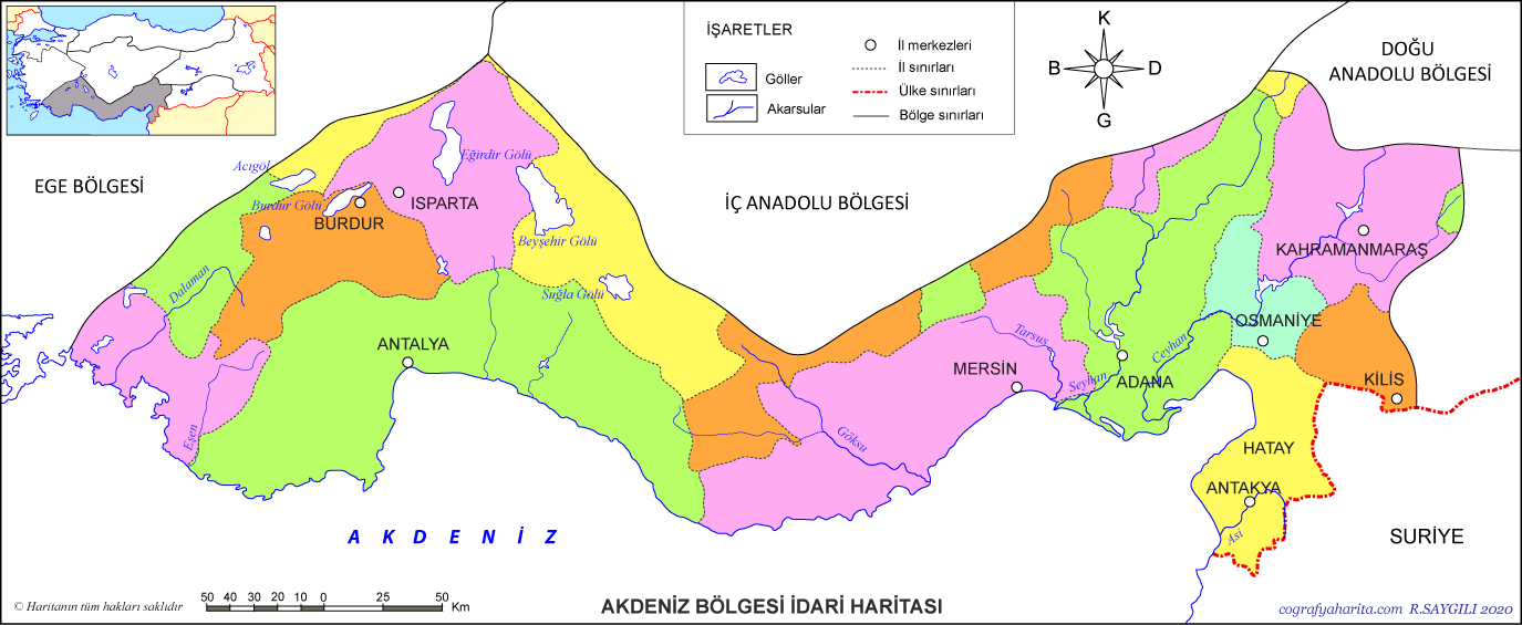 Türkiye Bölge Haritaları