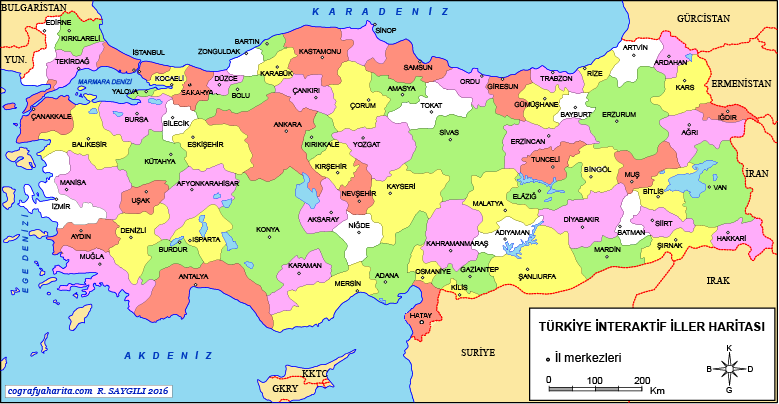 Türkiye İnteraktif Haritası