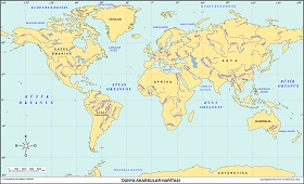 Dünya Sular Coğrafyası Haritası
