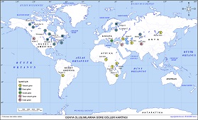 Dünya Oluşumlarına Göre Göller Haritası