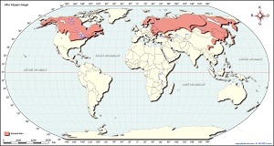 Dünya Karasal İklim Haritası