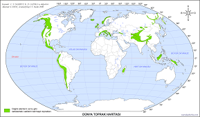 Dünya Dağ Toprakları Haritası