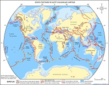 Dünya Tektonik Haritası