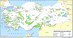 Türkiye Ovaları Haritası 2