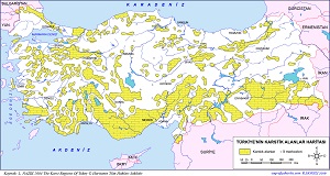 Türkiye Karstik Araziler Haritası
