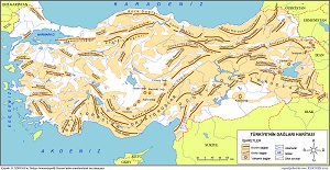 Türkiye'nin Dağları Haritası 2
