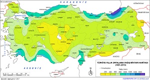 Türkiye Yağış Haritası 2