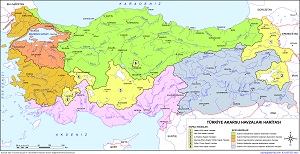 Türkiye Akarsu Havzaları Haritası 2