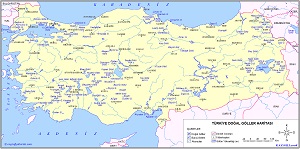 Türkiye'nin Gölleri Haritası