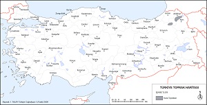 Türkiye Kara Topraklar Haritası