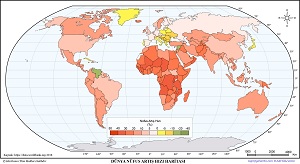 Dünya Nüfus Artış Hızı Haritası 2018
