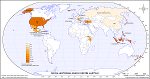 Dünya Jeotermal Enerji Haritası 2020