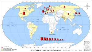 Dünya Nükleer Santraller Haritası 2008
