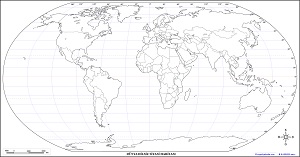 Dünya Dilsiz Siyasi Haritası (PNG)
