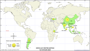 Dünya Çay Üretim Haritası
