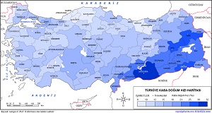 Türkiye 2018 Kaba Doğum Hızı Haritası