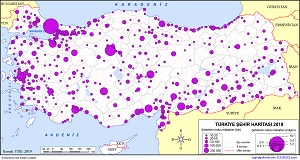 Türkiye Şehir Haritası 2019