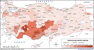 Türkiye Elma Üretim Haritası 2019
