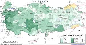 Türkiye Mısır Silajı Haritası 2018