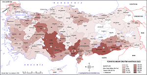 Türkiye Mısır Haritası 2023