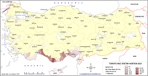 Türkiye Muz Haritası 2023