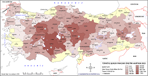 Türkiye Şeker Pancarı Haritası 2023