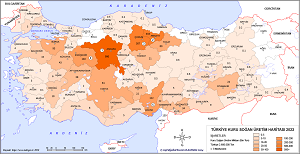 Türkiye Kuru Soğan Haritası