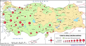 Türkiye Kiraz Üretim Haritası