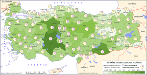 Türkiye Tarım Alanları Haritası