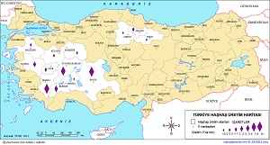 Türkiye Haşhaş Üretim Haritası