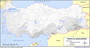 Türkiye Kıl Keçisi Haritası 2019