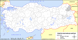 Türkiye Kaz Haritası 2019