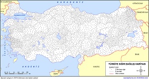 Türkiye Sığır Dağılış Haritası 2019