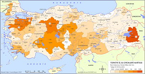 Türkiye İç Su Balıkçılığı Haritası 2021