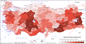 Türkiye Koyun Haritası 2021