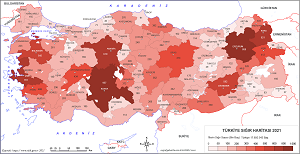 Türkiye Sığır Haritası 2021