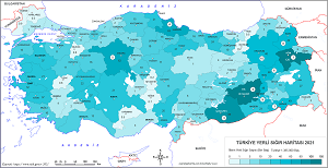 Türkiye Yerli Sığır Haritası 2021
