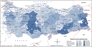 Türkiye Koyun Haritası 2023