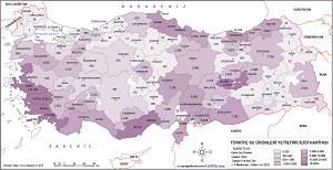 Türkiye Su Ürünleri Yetiştiriciliği Haritası 2023