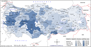 Türkiye Yumurta Tavuğu Haritası 2019