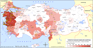 Türkiye Rüzgar Enerjisi Haritası