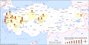 Türkiye Jeotermal Isıtma Sistemleri Haritası